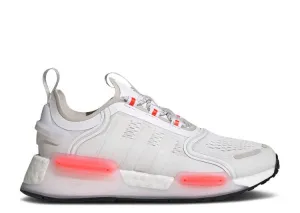 Adidas NMD_R1 V3 J 'WHITE SOLAR RED' sneakers, white