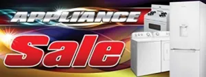 Appliance Sale Vinyl Banner Sign