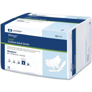 Cardinal Health, Quilted Adult Briefs, Wings™ Super — Maximum Absorbency