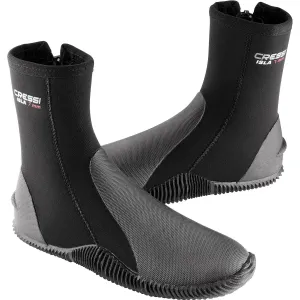 Used Cressi 7mm ISLA With Soles Boots, Black/Black, Size: 13